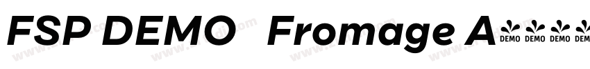 FSP DEMO   Fromage A字体转换
